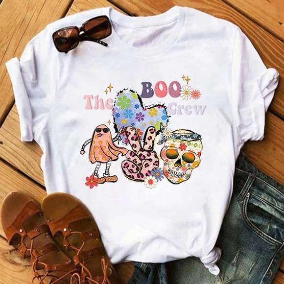 New 6Pcs Halloween Iron on Patches for Clothes T-Shirts Jeans Jackets Bags DIY - Picture 13 of 15